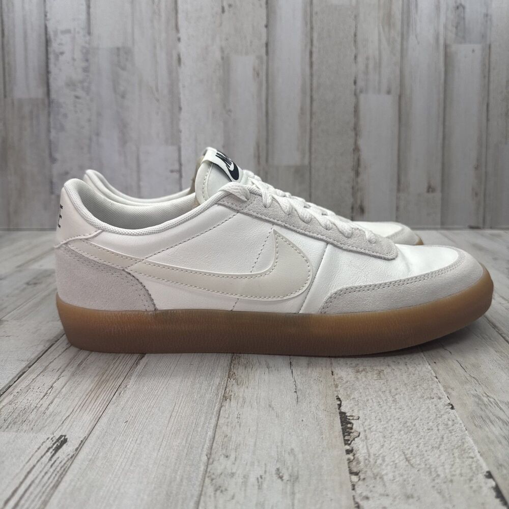Nike Killshot 2 Leather Men's 9 Sail White Gum Yellow 432997-128 New No Box